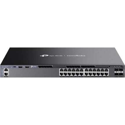 TP-Link SG6428X Omada 24-Port Gigabit Stackable L3 Managed Switch with 4 10G Slots