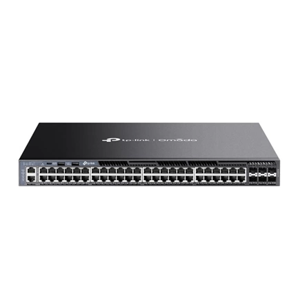 TP-Link SG6654X Omada 48-Port Gigabit Stackable L3 Managed Switch with 6 10G Slots