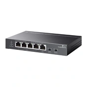 TP-Link TL-SG1005P-PD switch 5 port, 1GbE, asztali, 1 porton PoE++, 4 porton PoE+Out
