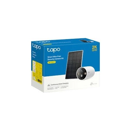 TP-Link Tapo C425 okos, tápkábel nélküli biztonsági kamera + A201 napelemes panel TP-Link Tapo C425 okos, tápkábel nélküli biztonsági kamera + A201 napelemes panel