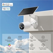 TP-Link Tapo C425 okos, tápkábel nélküli biztonsági kamera + A201 napelemes panel TP-Link Tapo C425 okos, tápkábel nélküli biztonsági kamera + A201 napelemes panel