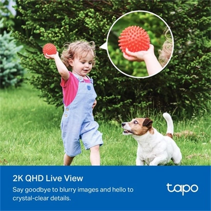 TP-Link Tapo C425 okos, tápkábel nélküli biztonsági kamera + A201 napelemes panel TP-Link Tapo C425 okos, tápkábel nélküli biztonsági kamera + A201 napelemes panel