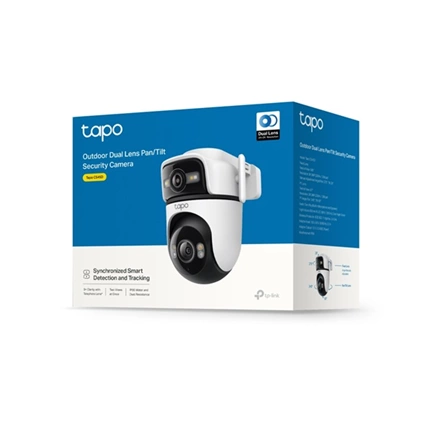 TP-Link Tapo C545D kültéri két objektíves Pan/Tilt biztonsági kamera