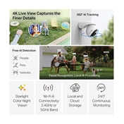 TP-Link Tapo C630 Kit napelemes Pan/Tilt biztonsági kamerakészlet