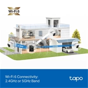 TP-Link Tapo C630 Kit napelemes Pan/Tilt biztonsági kamerakészlet