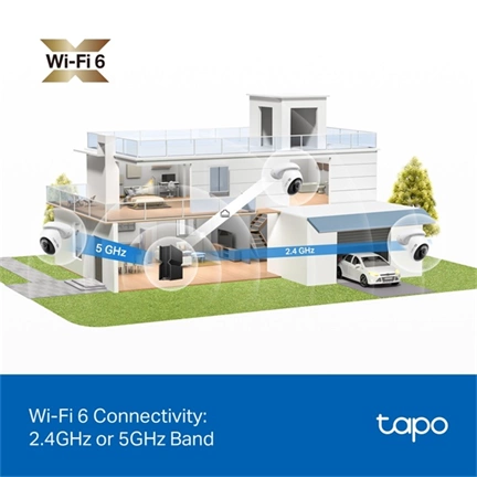 TP-Link Tapo C630 Kit napelemes Pan/Tilt biztonsági kamerakészlet