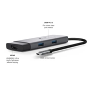 TP-Link UH5020C notebook dokkoló USB-C 100W PD, HDMI 4K@60Hz, USB-A/C 5Gbps