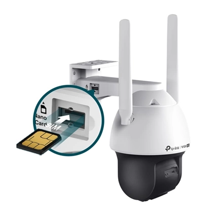 TP-Link VIGI C540-4G 4MP Outdoor Full-Color 4G Pan Tilt Network Camera (4mm)