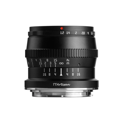 TTArtisan 50mm f1.2 APS-C objektív - Fujifilm X fekete