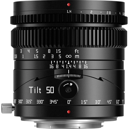 TTArtisan Tilt 50mm f/1.4 M4/3 objektív