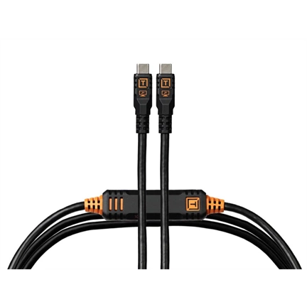 TetherPro Optima 10G USB-C, 4.6m, Straight to Straight, (fekete)