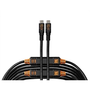 TetherPro Optima 10G USB-C, 9.4m, Straight to Straight (fekete)