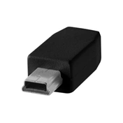 TetherPro USB-C to 2.0 Mini-B 5-Pin, (4.6m) BLK