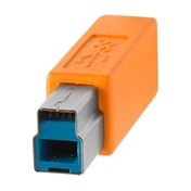 TetherPro USB-C to 3.0 Male B, (4.6m) ORG
