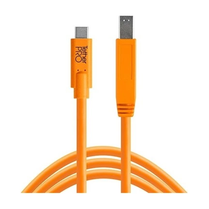 TetherPro USB-C to 3.0 Male B, (4.6m) ORG