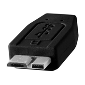 TetherPro USB-C to 3.0 Micro-B, (4.6m) BLK