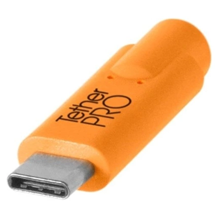 TetherPro USB-C to USB Female Adapter (extender),  (4.6m) ORG