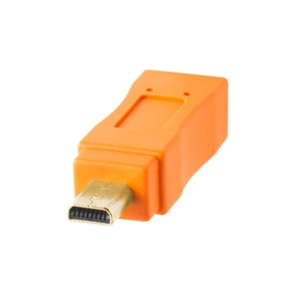 TetherPro USB 2.0 A to Mini-B 8 pin 15  ORG