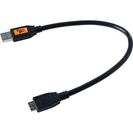 TetherPro USB 3.0 male to Micro-B, 1, BLK