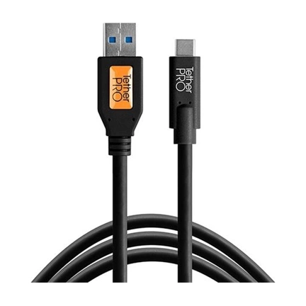 TetherPro USB 3.0 to USB-C, (4.6m) BLK