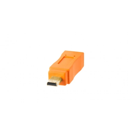 TetherPro USB A to Mini-B 8pin 1 (0,3m) ORG