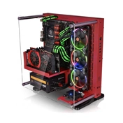 Thermaltake Core P3 Tempered Glass Red Edition táp nélküli ATX számítógépház piros