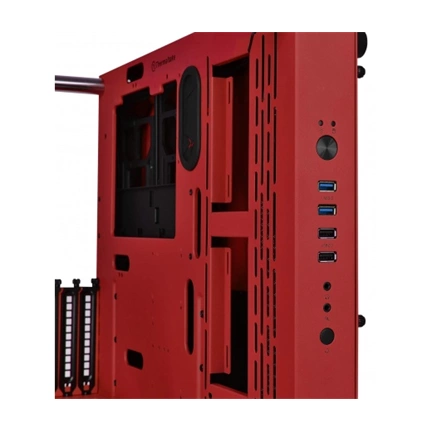 Thermaltake Core P3 Tempered Glass Red Edition táp nélküli ATX számítógépház piros