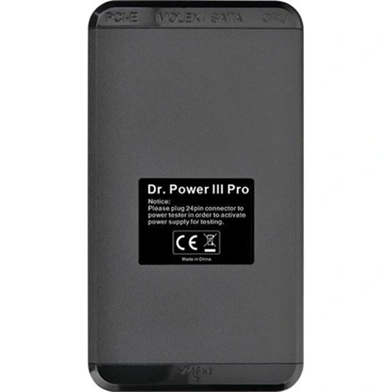 Thermaltake Dr. Power III Pro univerzális ATX tápegység tesztelő