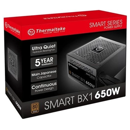 Thermaltake Smart BX1 ATX gaming tápegység 650W 80+ Bronze BOX