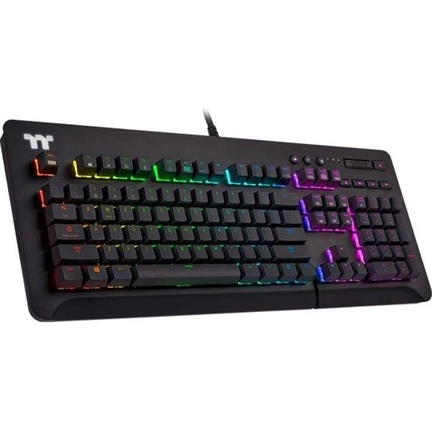 Thermaltake TT eSports Level 20 GT RGB (Cherry MX Blue) Mechanical Gaming Keyboard Black US