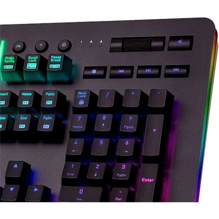 Thermaltake TT eSports Level 20 RGB Razer Green Gaming Keyboard Black US