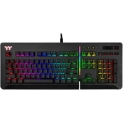 Thermaltake TT eSports Level 20 RGB Titanium Blue Switch Gaming Keyboard Black US