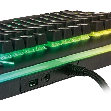 Thermaltake TT eSports Level 20 RGB Titanium Blue Switch Gaming Keyboard Black US Thermaltake TT eSports Level 20 RGB Titanium Blue Switch Gaming Keyboard Black US