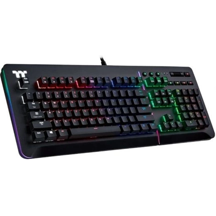 Thermaltake TT eSports Level 20 RGB Titanium Blue Switch Gaming Keyboard Black US Thermaltake TT eSports Level 20 RGB Titanium Blue Switch Gaming Keyboard Black US