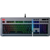 Thermaltake TT eSports Level 20 RGB Titanium Blue Switch Gaming Keyboard Titanium US Thermaltake TT eSports Level 20 RGB Titanium Blue Switch Gaming Keyboard Titanium US
