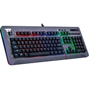 Thermaltake TT eSports Level 20 RGB Titanium Blue Switch Gaming Keyboard Titanium US Thermaltake TT eSports Level 20 RGB Titanium Blue Switch Gaming Keyboard Titanium US