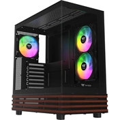 Thermaltake View 270 Plus TG számítógépház - ATX, 3db ARGB Lite ventilátor, fekete