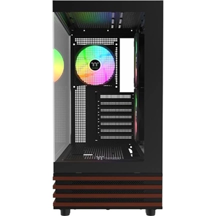 Thermaltake View 270 Plus TG számítógépház - ATX, 3db ARGB Lite ventilátor, fekete