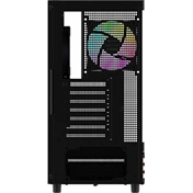 Thermaltake View 270 Plus TG számítógépház - ATX, 3db ARGB Lite ventilátor, fekete