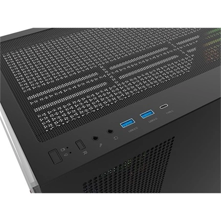 Thermaltake View 270 Plus TG számítógépház - ATX, 3db ARGB Lite ventilátor, fekete