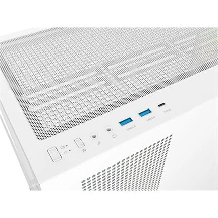 Thermaltake View 270 Plus TG számítógépház - ATX, 3db ARGB Lite ventilátor, hófehér