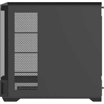 Thermaltake View 600 TG táp nélküli ablakos Full Tower számítógépház fekete 6"-os LCD kijelzővel