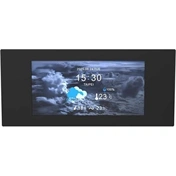 Thermaltake View 600 TG táp nélküli ablakos Full Tower számítógépház fekete 6"-os LCD kijelzővel
