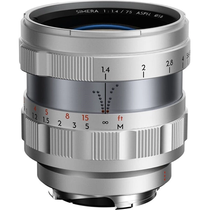 Thypoch Simera 75mm Leica M ezüst