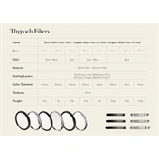 Thypoch Zero Reflex Clear Filter 39mm ezüst