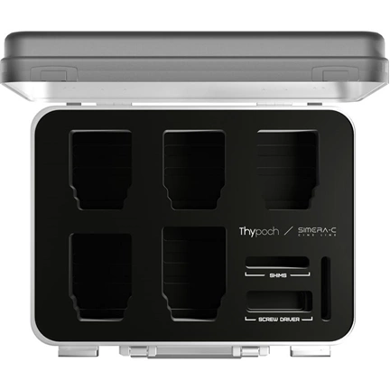 Thypoch üres aluminium koffer a Simera-C objektívsorhoz