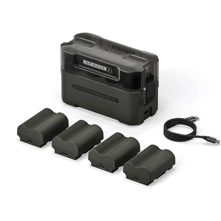 Tilta NP-W235 Charging Station Battery Kit (4 Batteries) - Green