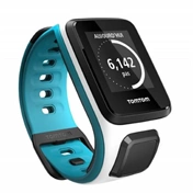 TomTom Runner 2 Cardio okosóra, fehér/világoskék, S (121-175mm) méret