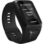 TomTom Spark 3 Cardio + Music GPS fitnesz okosóra + headset, fekete, L méret (145 - 206 mm)