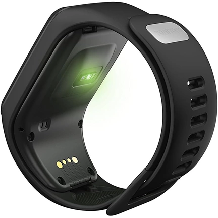 TomTom Spark 3 Cardio + Music GPS fitnesz okosóra + headset, fekete, L méret (145 - 206 mm)